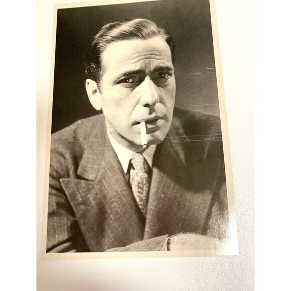 Humphrey Bogart Postcard Antique Unused - Picture 1 of 5